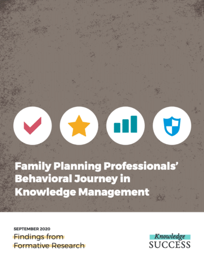 behavioral economics family planning report