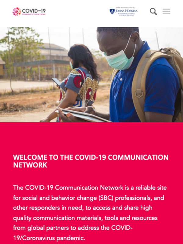 COVID-19 Communication Network