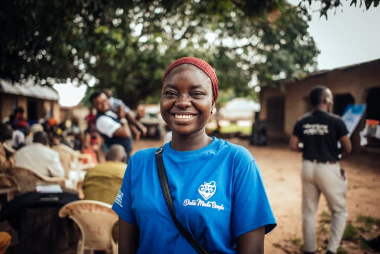 Knowledge SUCCESS project - USAID's flagship knowledge management project - Portrait of Ruth Alanana, 25, a Youth Data Advocate, during an outreach in Gidan Mai-Akuya, Lafia, Nassarawa, Nigeria on Saturday 17, September 2022.