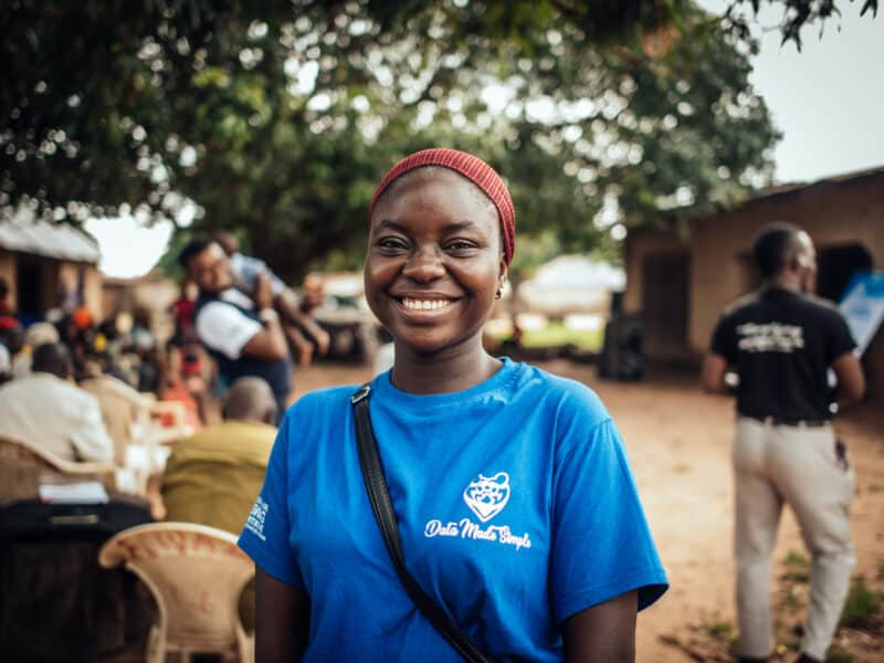 Knowledge SUCCESS project - USAID's flagship knowledge management project - Portrait of Ruth Alanana, 25, a Youth Data Advocate, during an outreach in Gidan Mai-Akuya, Lafia, Nassarawa, Nigeria on Saturday 17, September 2022.